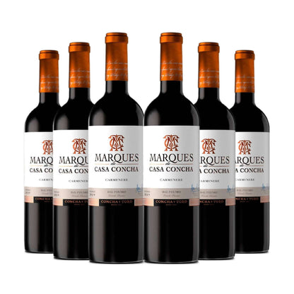 6 Vinos Marques de Casa Concha Carmenere2#Sin color