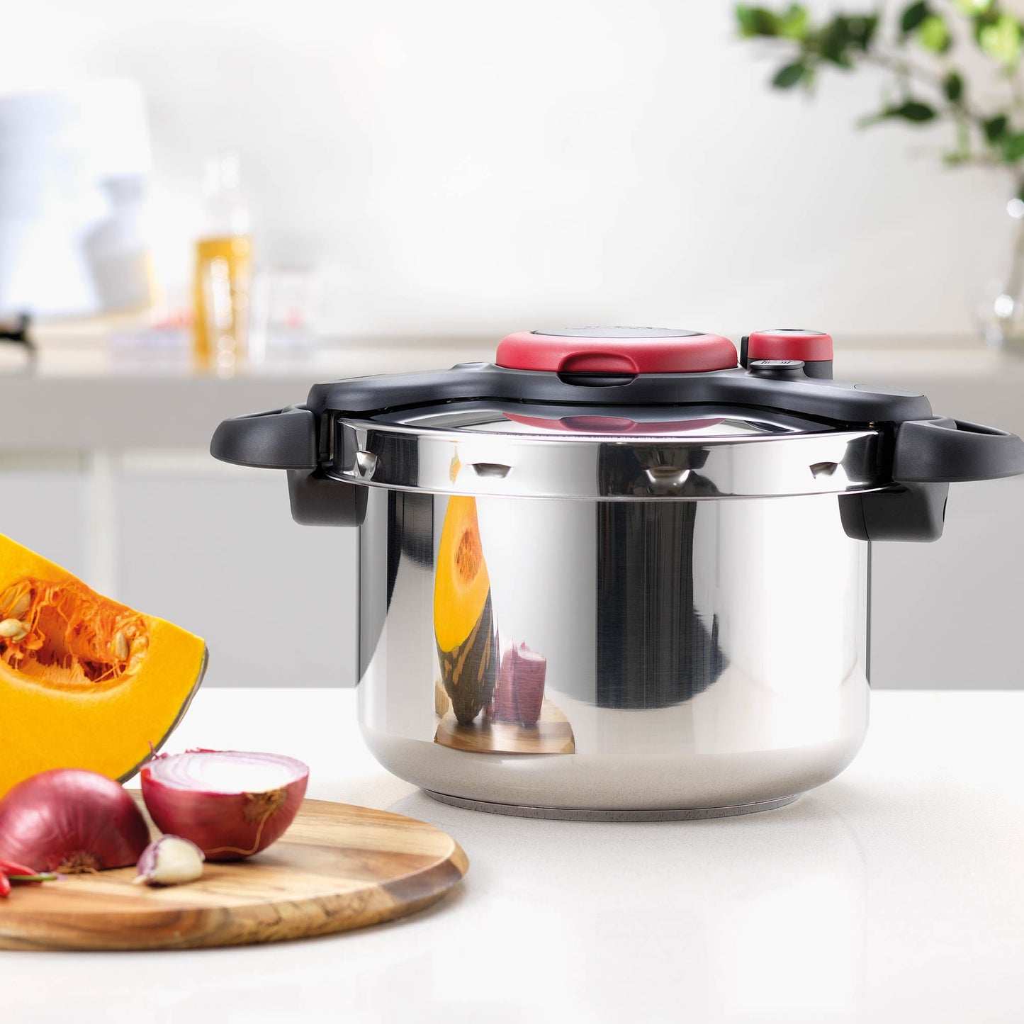 Olla A Presión Clipso Minut' Easy 6 Lts Tefal3#Acero