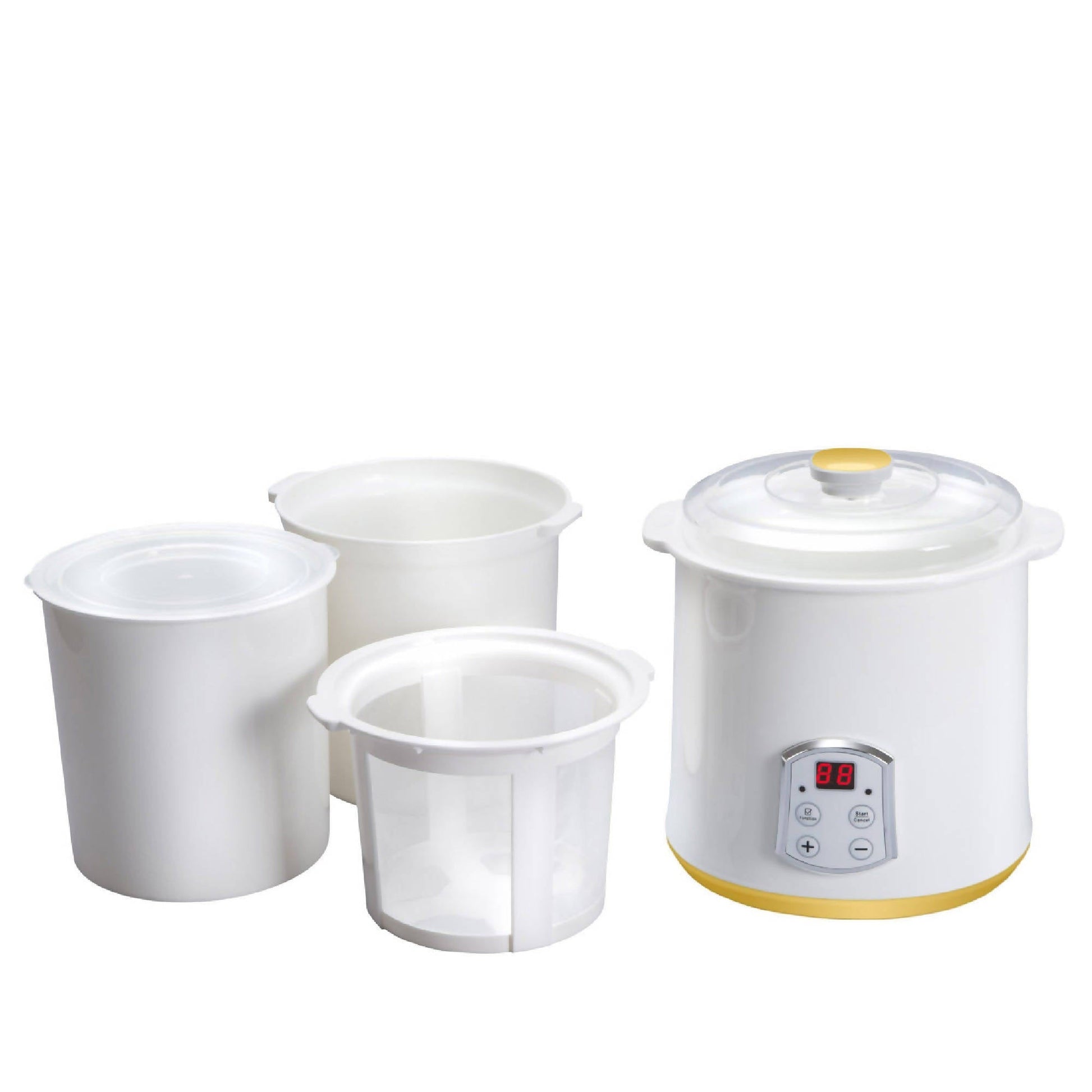 Máquina Para Hacer Yogurt Pro BYMP048 Blanik6#Blanco