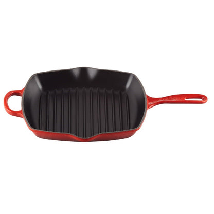 Sartén Grill Cuadrada 26cm Hierro Fundido4#Rojo