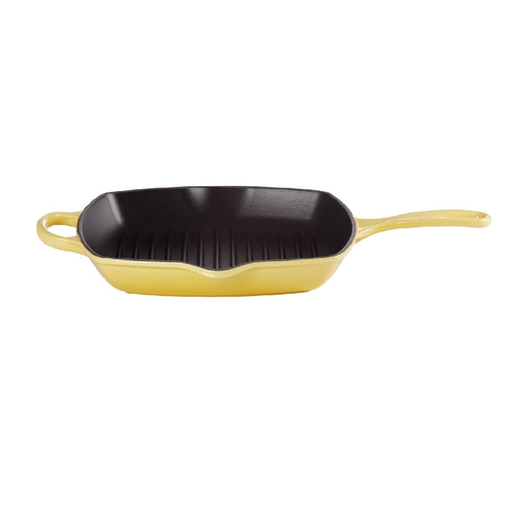 Sartén Grill Cuadrada 26cm Hierro Fundido6#Amarillo