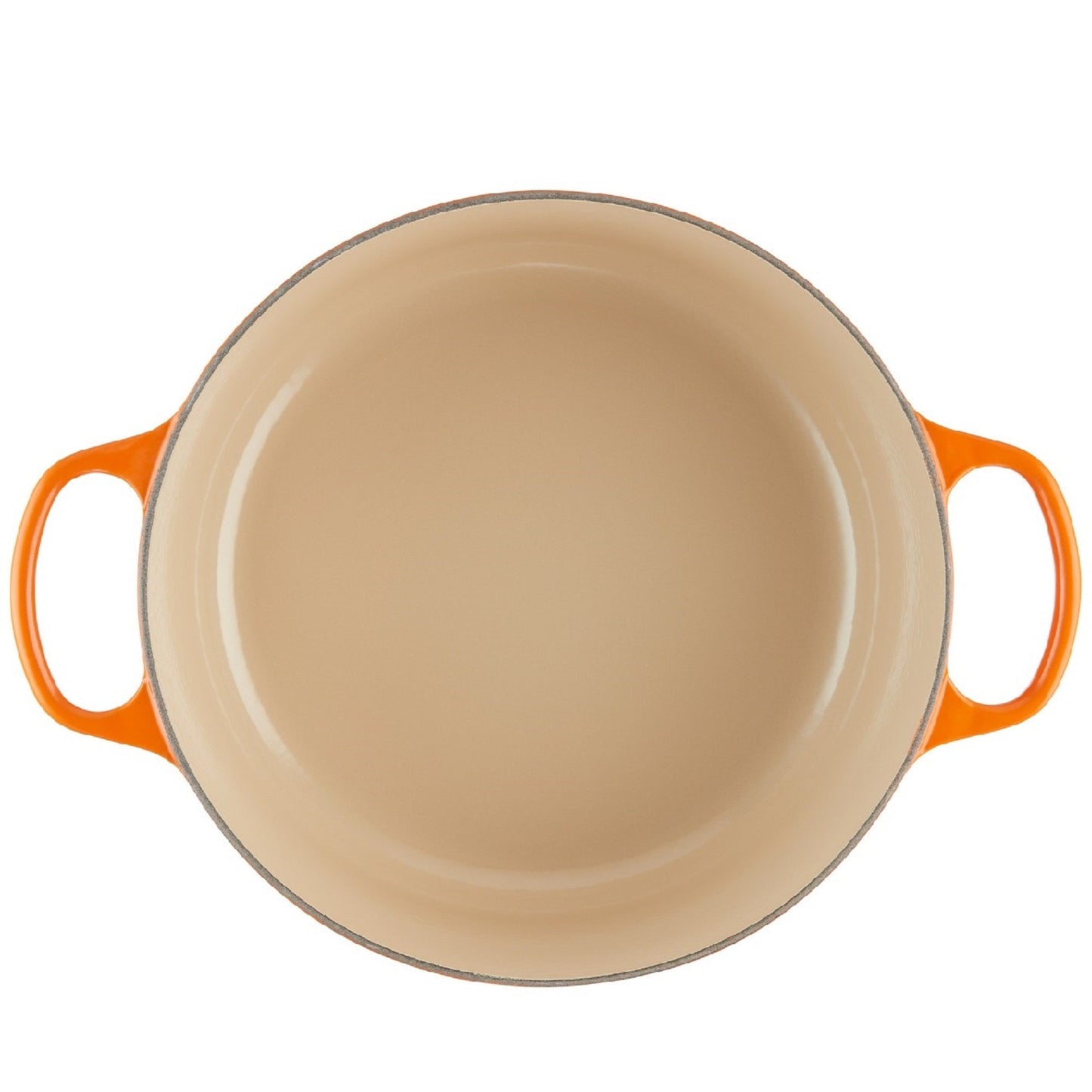 Cocotte Redonda Volcánico 28 Cm Le Creuset5#Naranjo