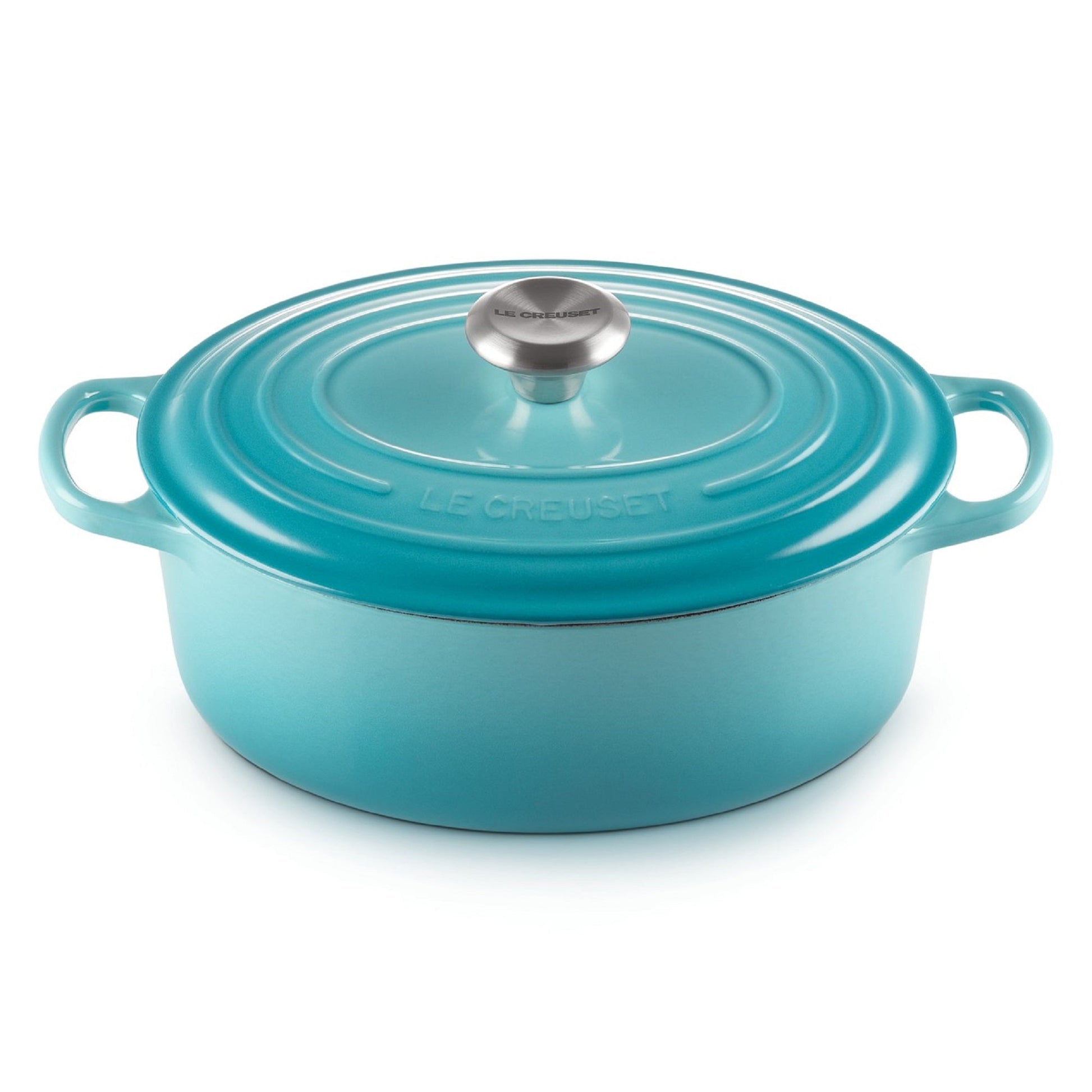 Cocotte Ovalada 27 Cm Le Creuset7#Turquesa