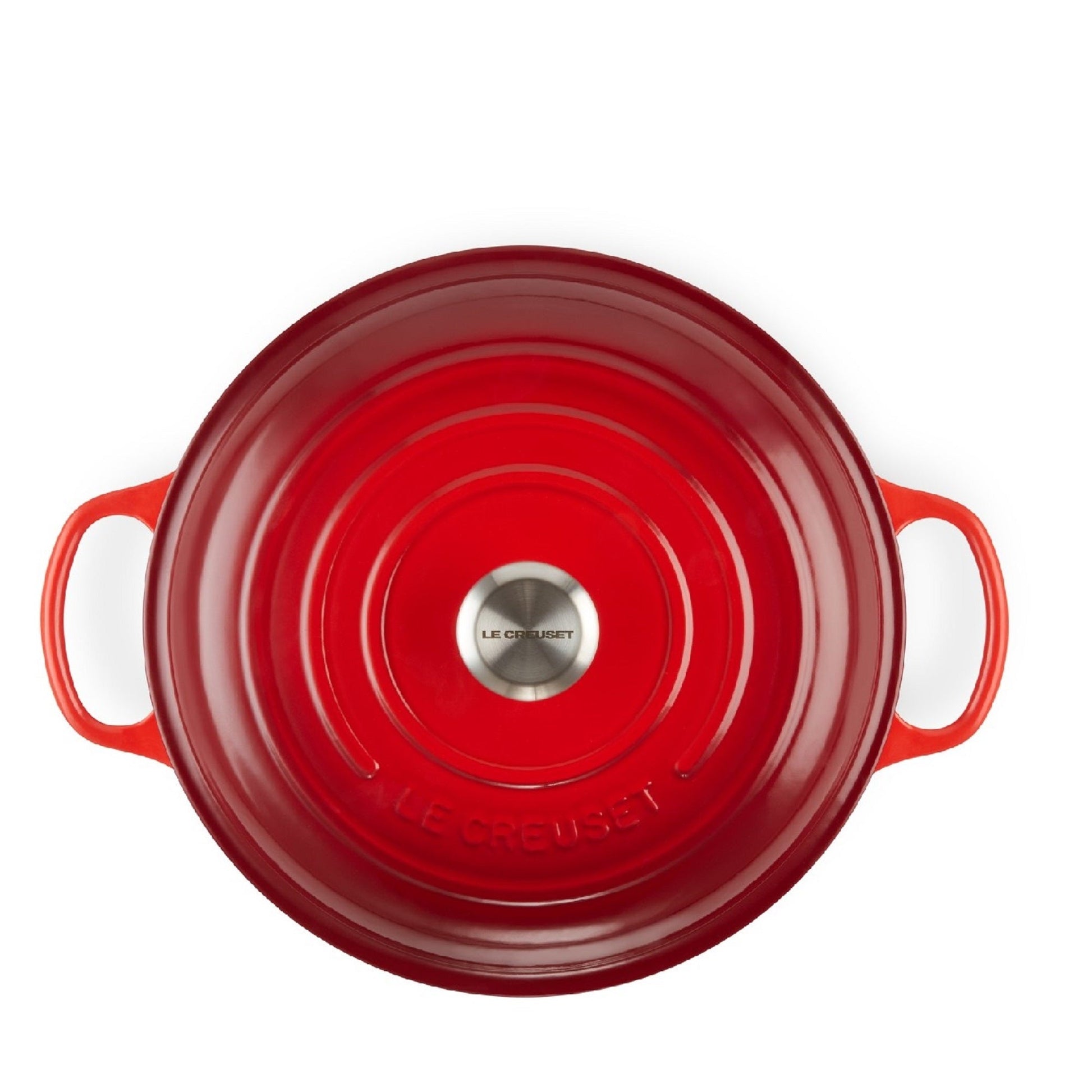 Cacerola Baja Hierro Esmaltado 30 Cm Le Creuset6#Rojo