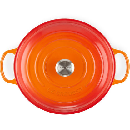 Cacerola Baja Hierro Esmaltado 30 Cm Le Creuset9#Naranjo