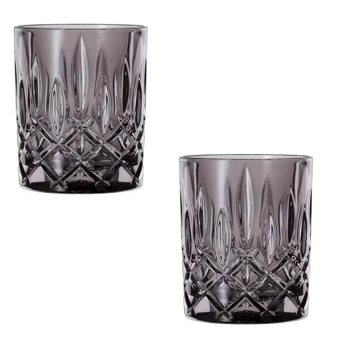 Set 2 Vasos Noblesse Vintage Smoke2#Gris