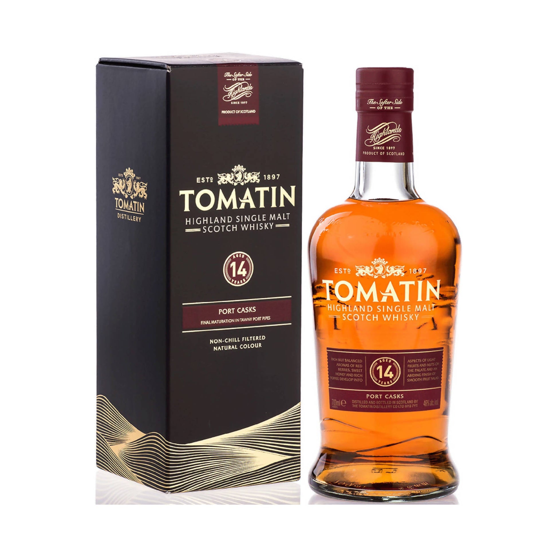 Tomatin Single Malt 14 Year Old Bottling Note 750 ml3#Sin color