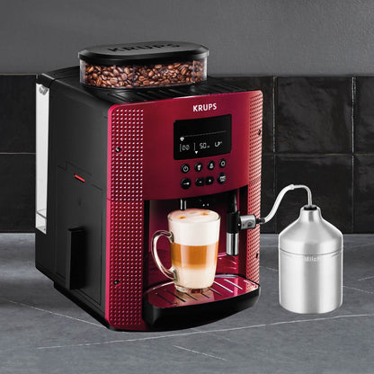 Cafetera Espresso Full Auto Display Roja + Lechero Krups6#Rojo