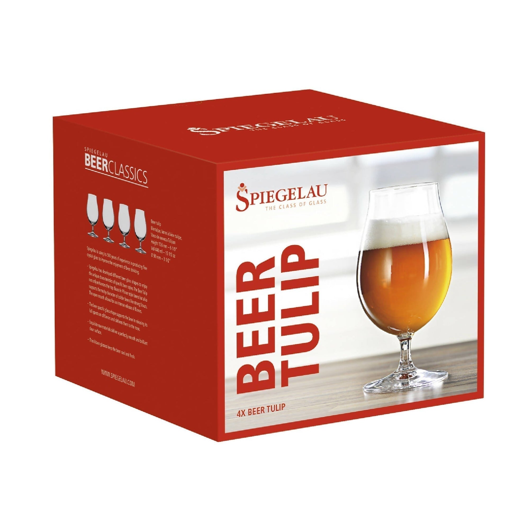 Set 4 Copas Cerveza Tulip3#Sin Color