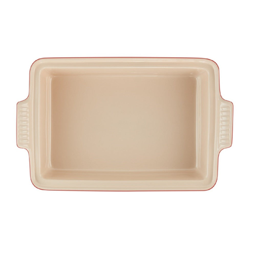 Fuente Rectangular Con Tapa 33 Cm Le Creuset9#Rojo