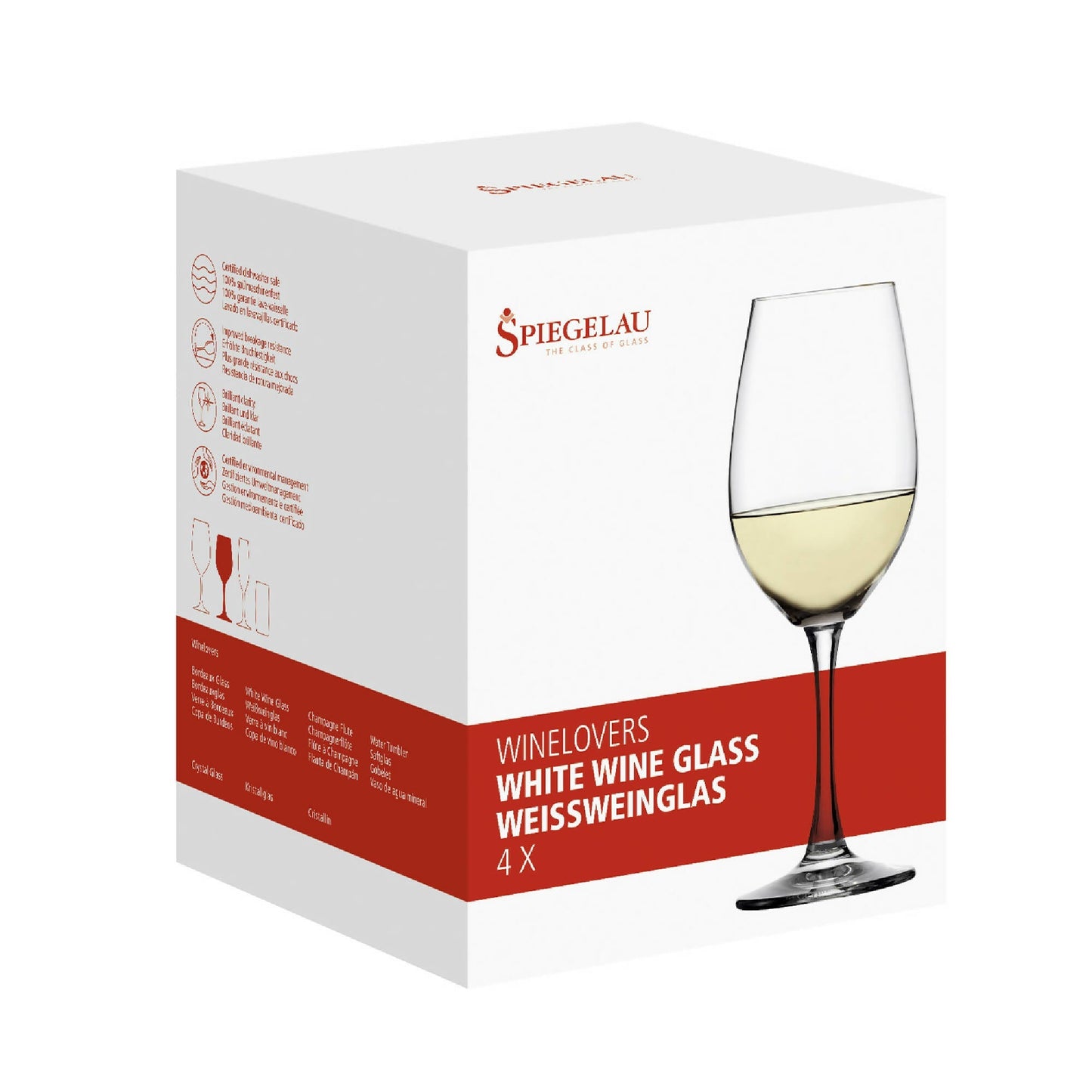 Set 4 Copas Vino Blanco Winelovers3#Sin Color