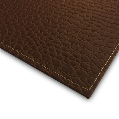 Set 4 Individuales Ecocuero Caramel 32 x 42 cm3#Café