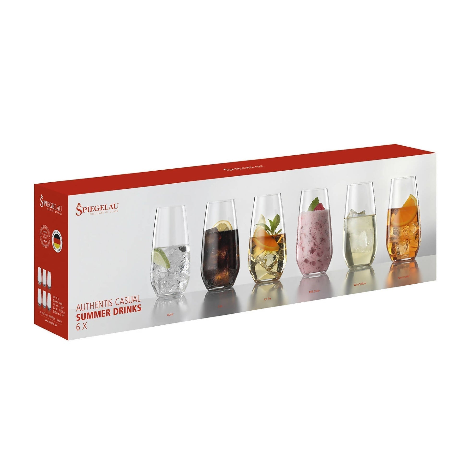 Set 6 Vasos Authentis Casual Summerdrinks Spiegelau2#Sin Color