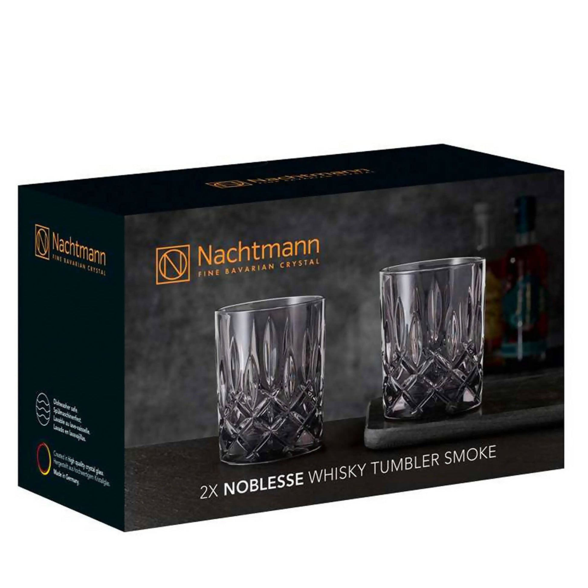 Set 2 Vasos Noblesse Vintage Smoke4#Gris