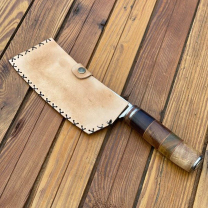 Cuchillo Hachuela Cocina Mango Madera2#Madera