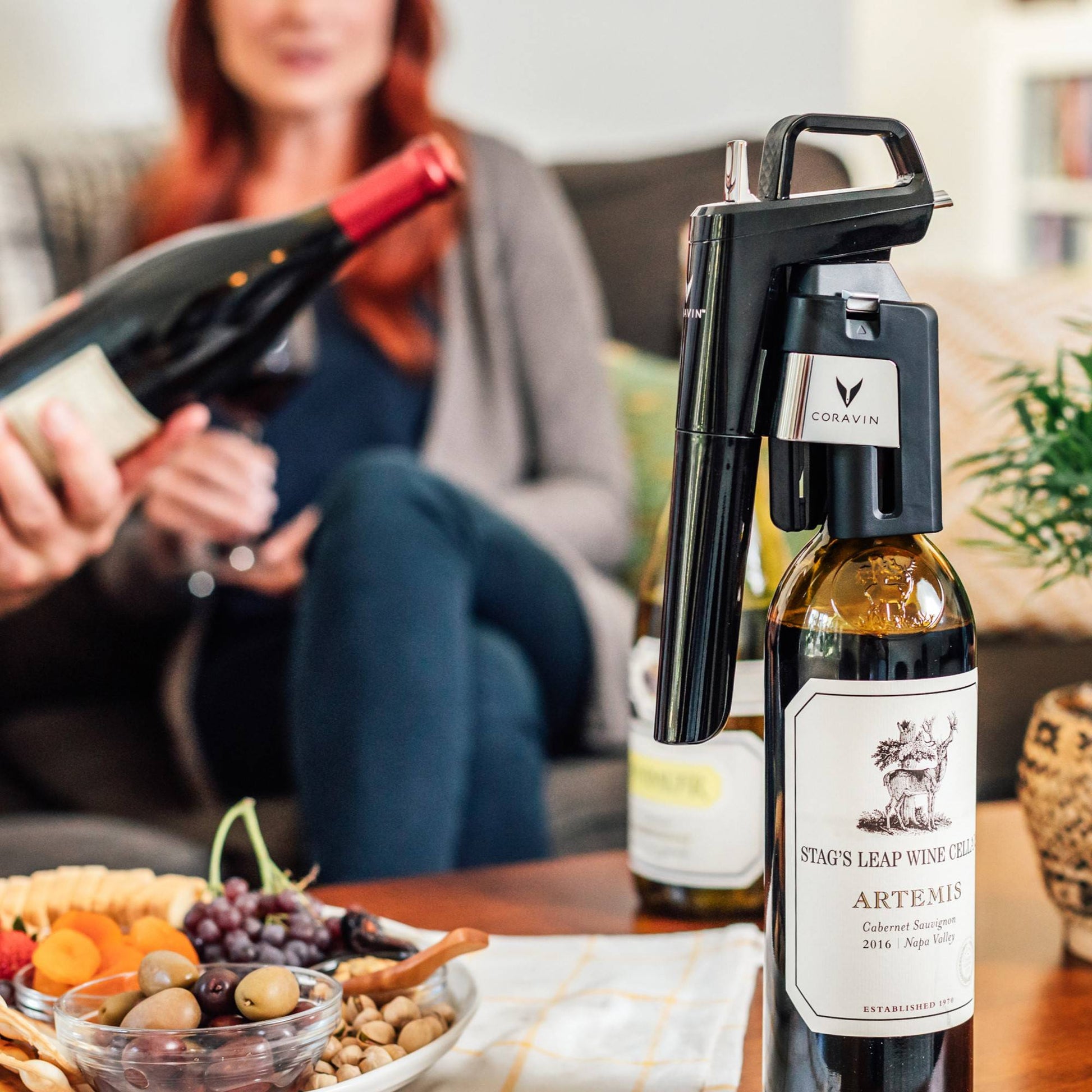 Timeless Six - Dispensador Vino Por Copas Coravin5#Negro