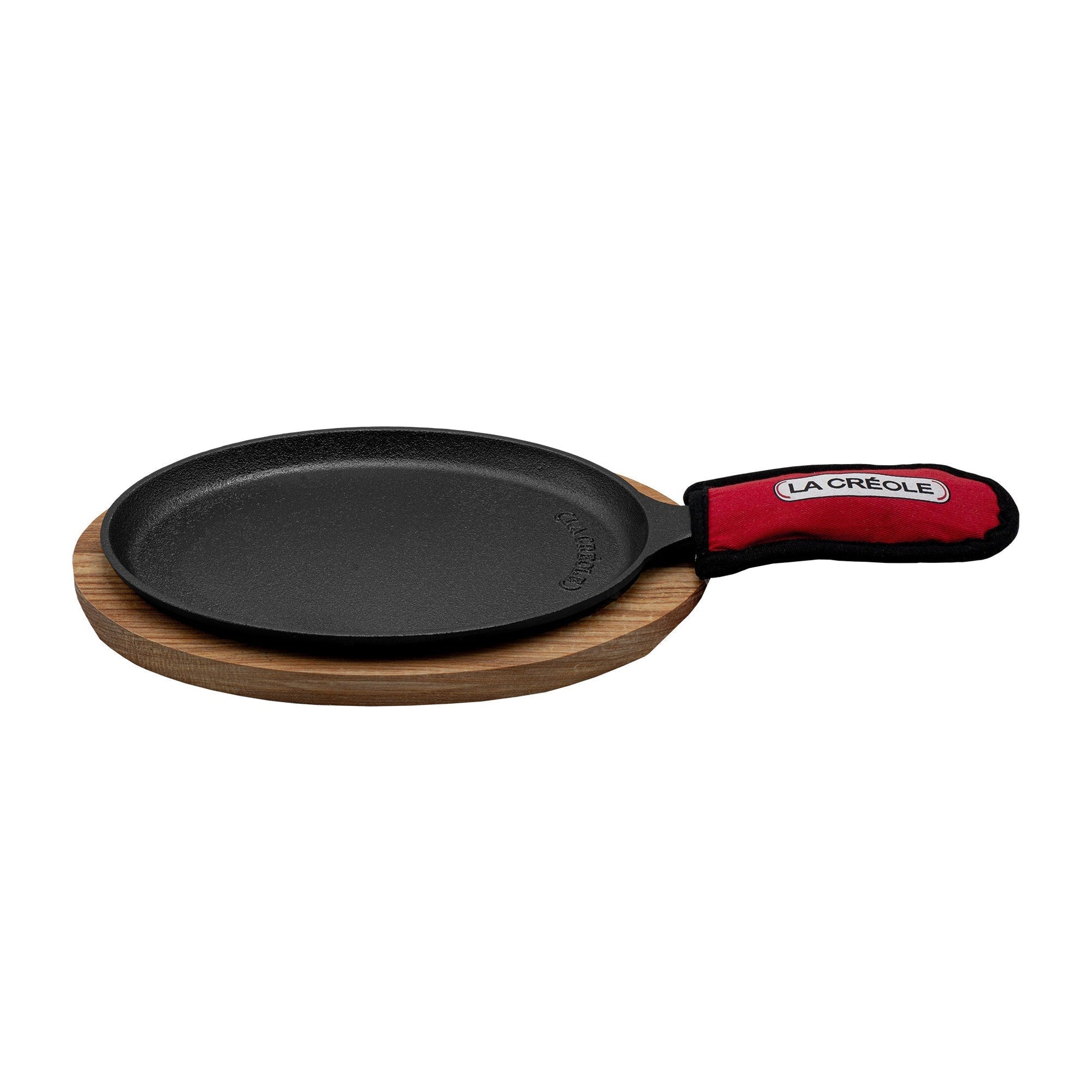 Plancha Ovalada Fajita 25x18 Cm3#Negro