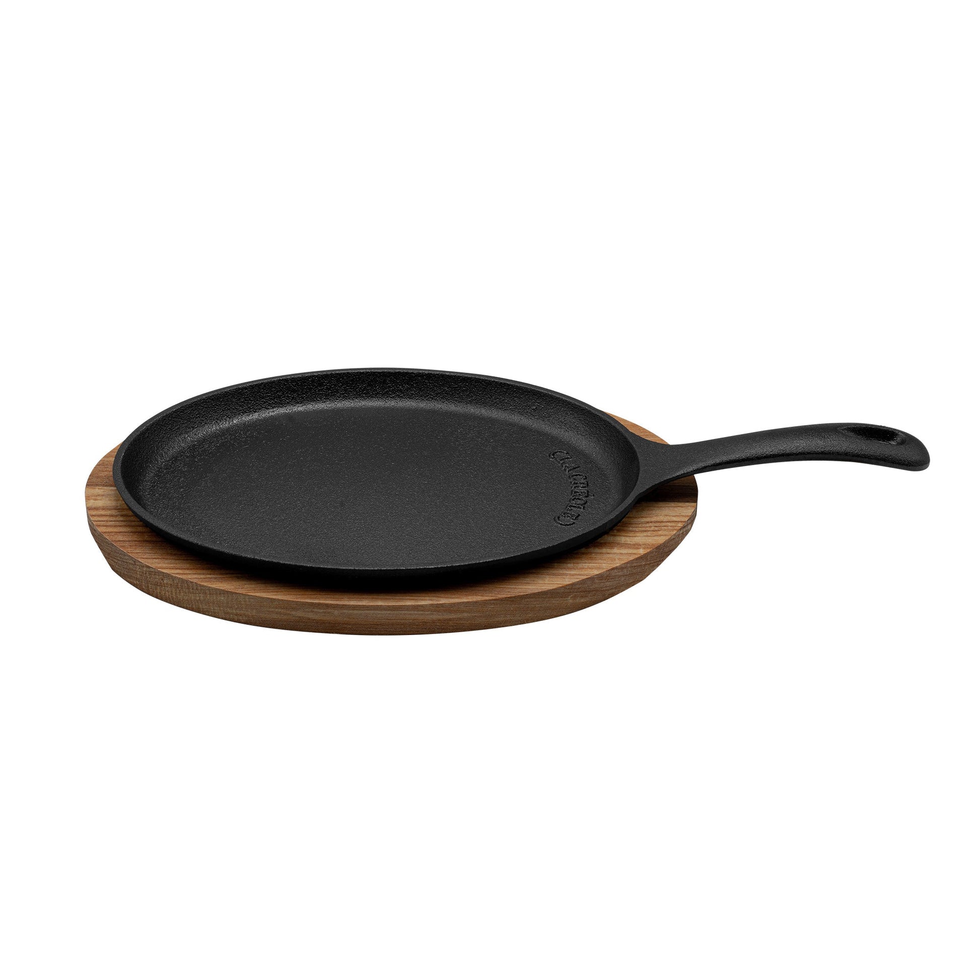 Plancha Ovalada Fajita 25x18 Cm6#Negro