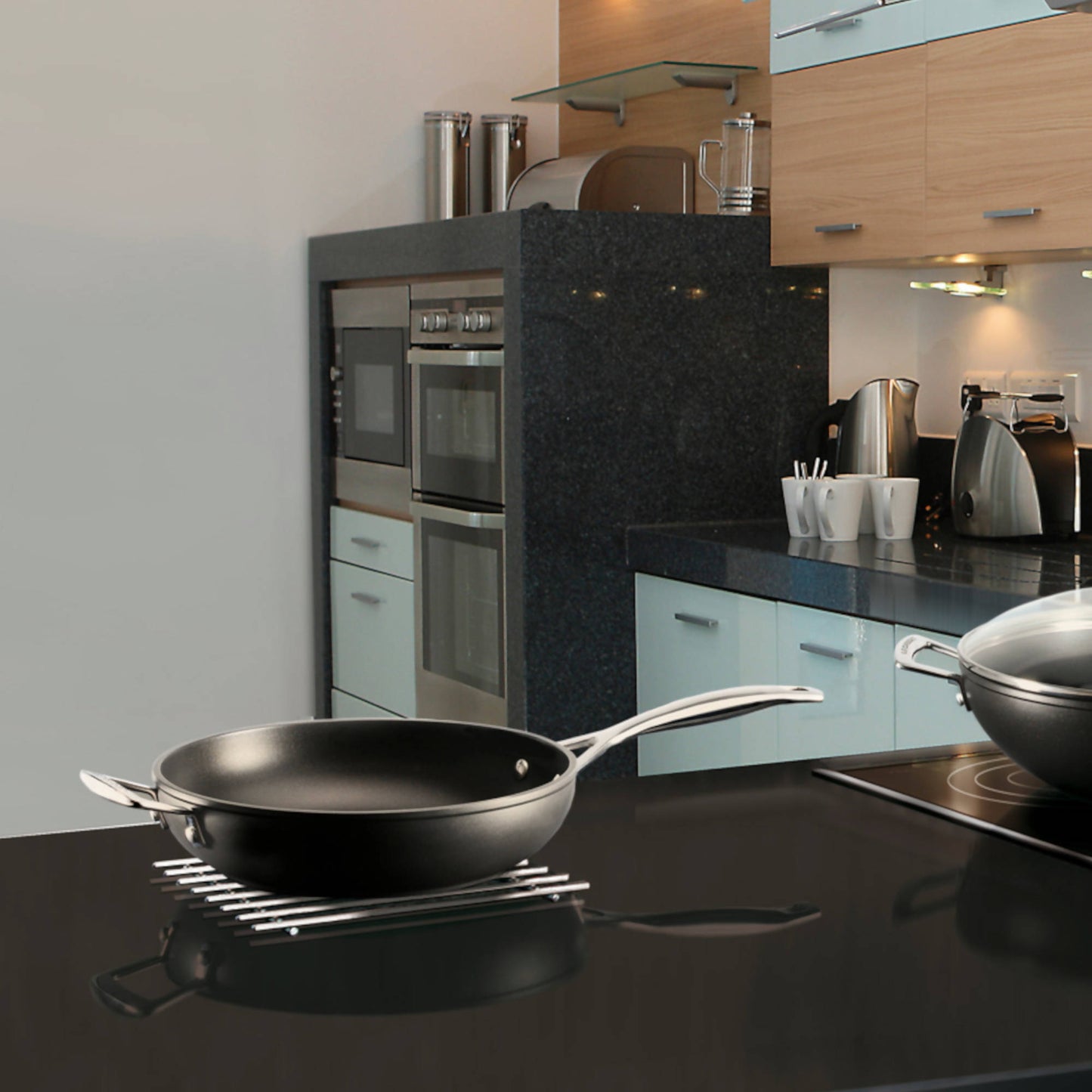 TNS Sartén Alta Con Asa 30 Cm Le Creuset2#Negro