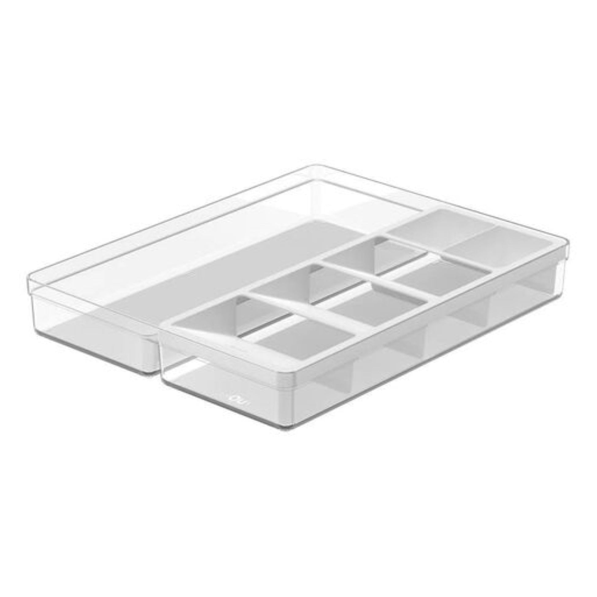 Organizador de Utensilios y Cubiertos Clear4#Blanco