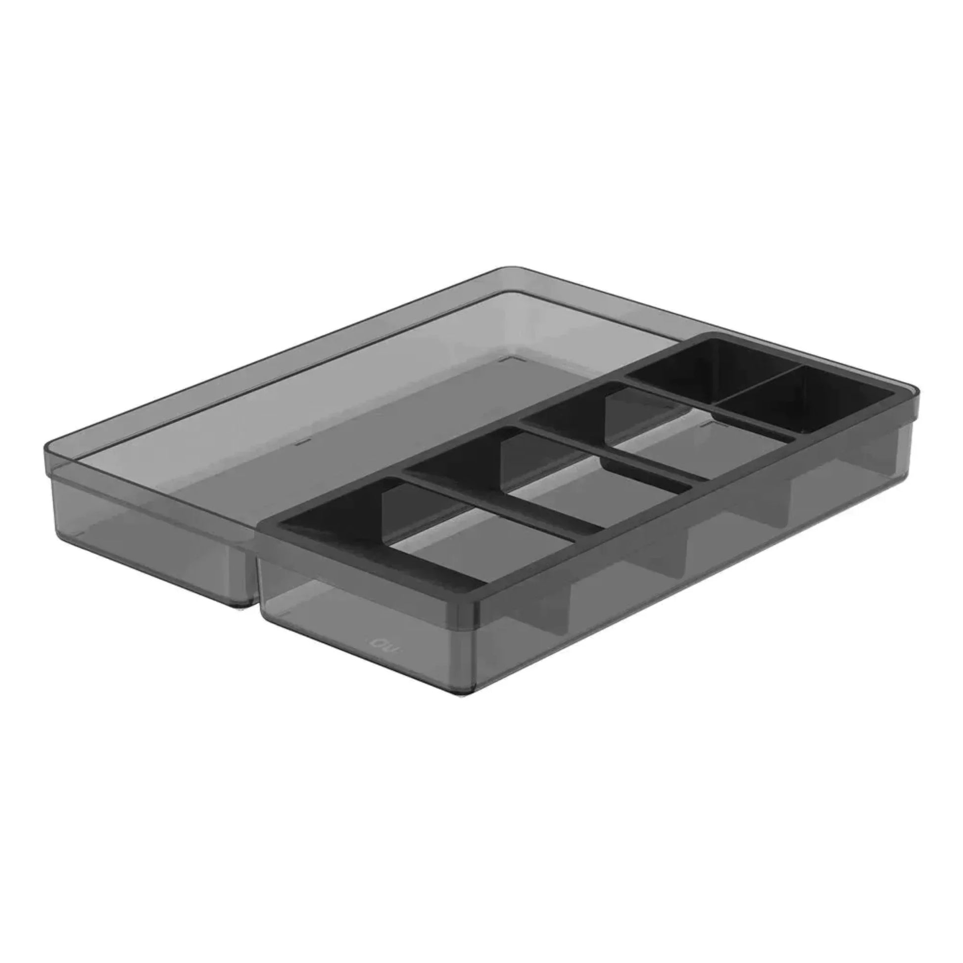 Organizador de Utensilios y Cubiertos Clear3#Negro