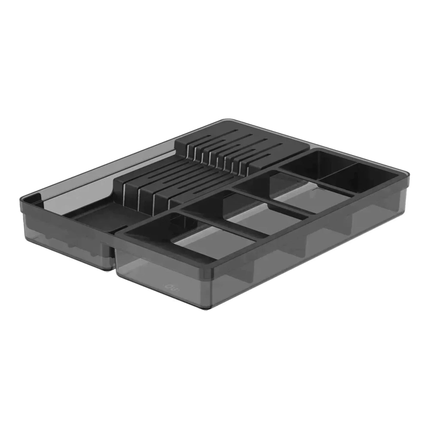 Organizador De Cuchillo y Cubiertos Clear1#Negro