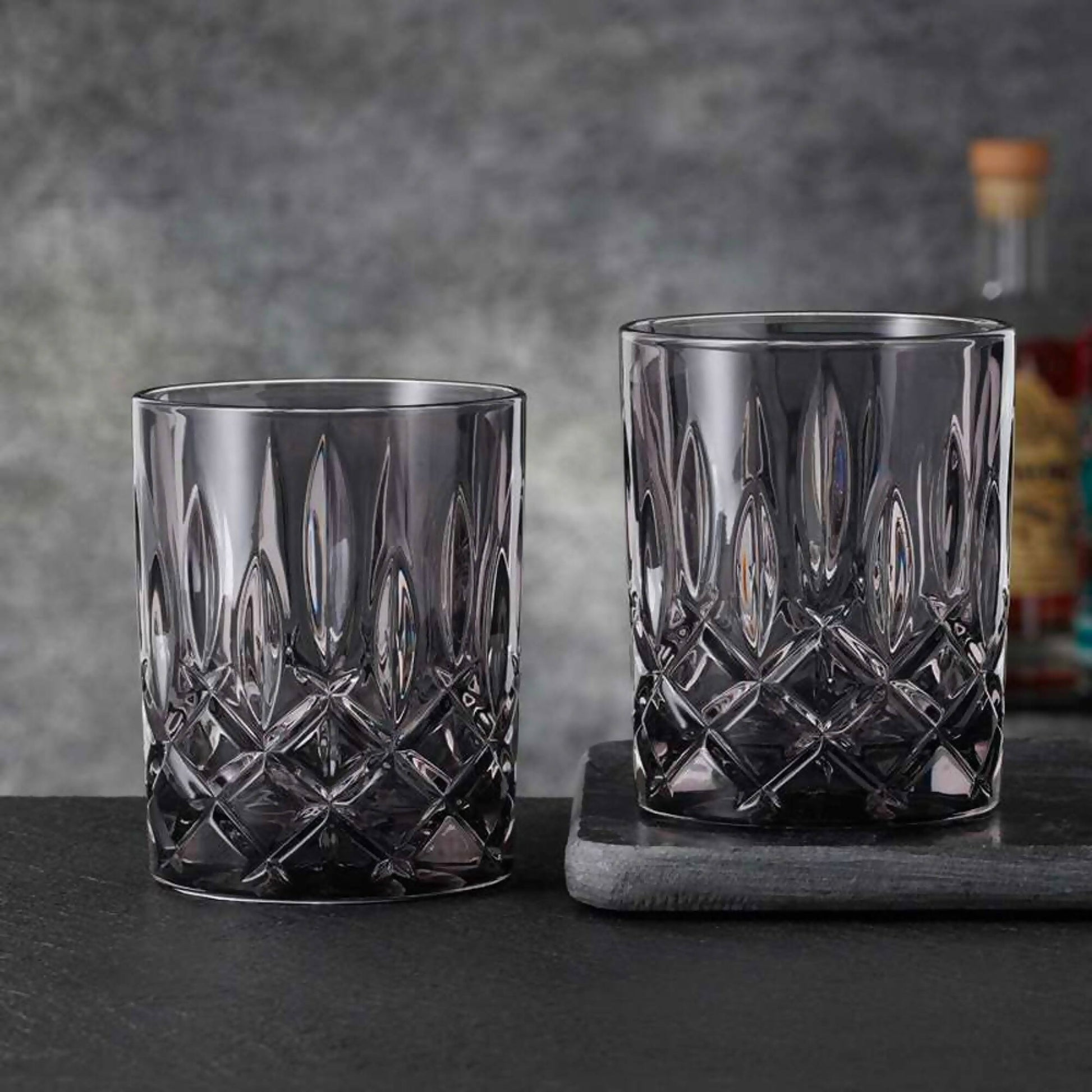 Set 2 Vasos Noblesse Vintage Smoke1#Gris