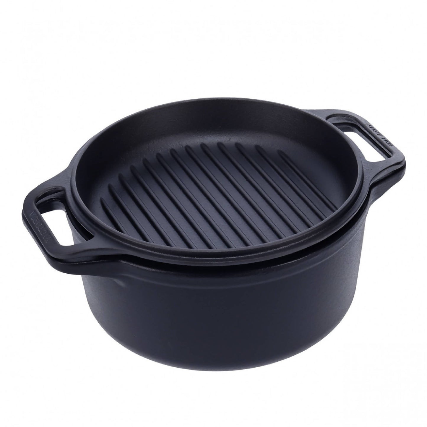 Combo Cooker de Hierro Fundido 5.7 Lts4#Negro