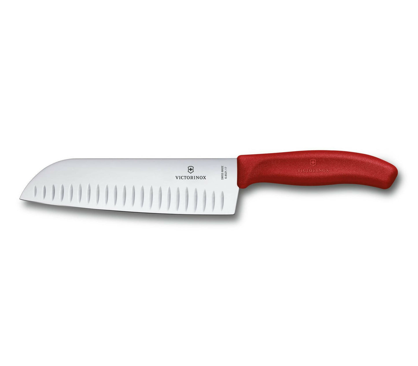 Cuchillo Santoku Swiss Classic Blister Hoja 17 Cm Victorinox2#Rojo