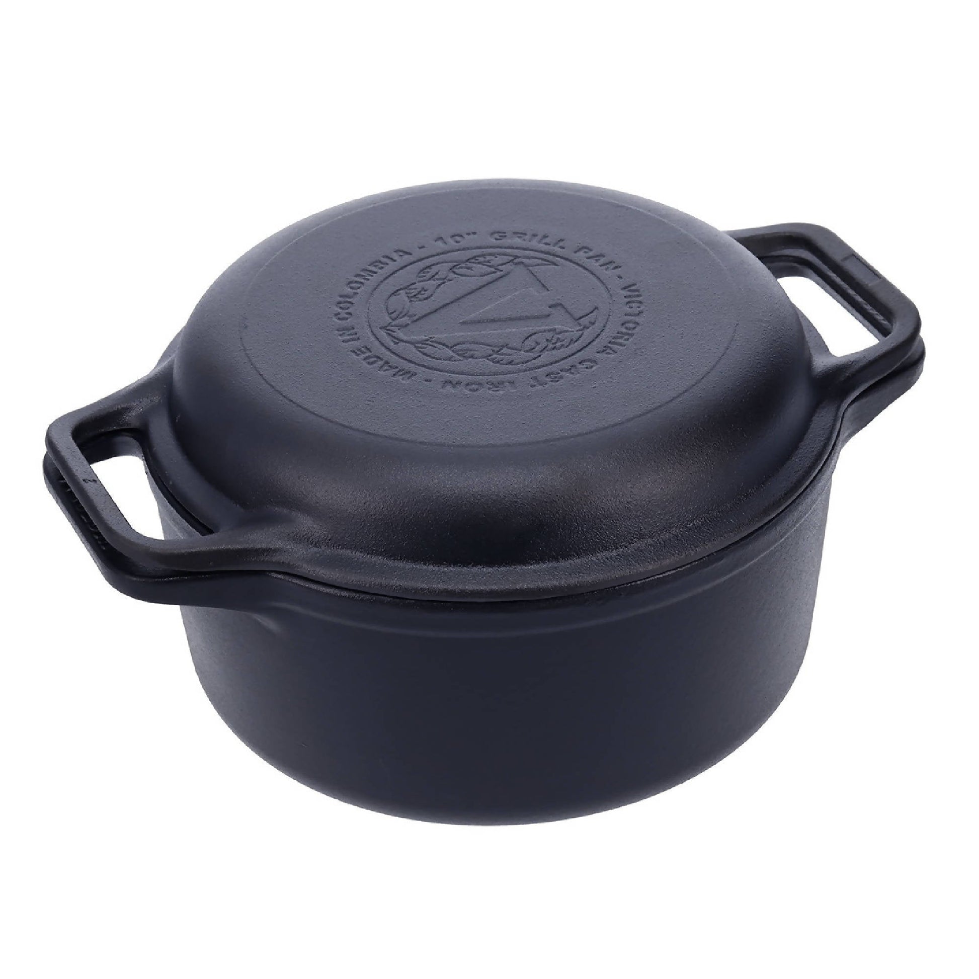 Combo Cooker de Hierro Fundido 5.7 Lts5#Negro