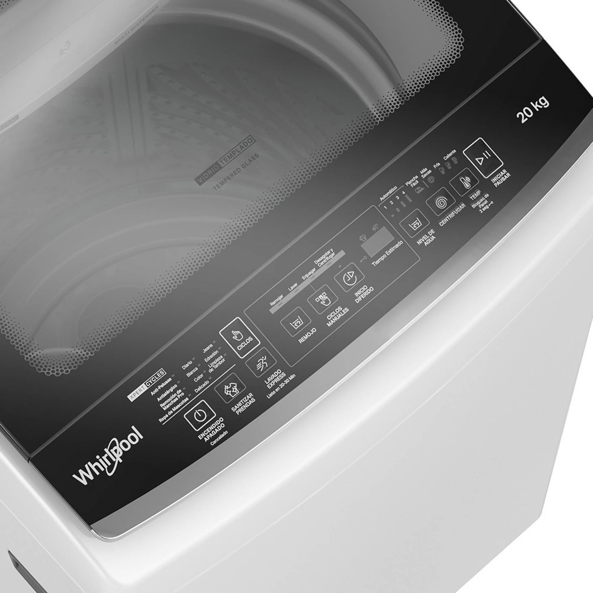 Lavadora whirlpool Xpert Carga Superior 20 kg2#Blanco