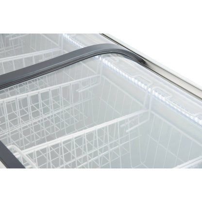 Freezer Horizontal Tapa de Vidrio Semi Curvo 720 Lts CTV-720Q3#Blanco