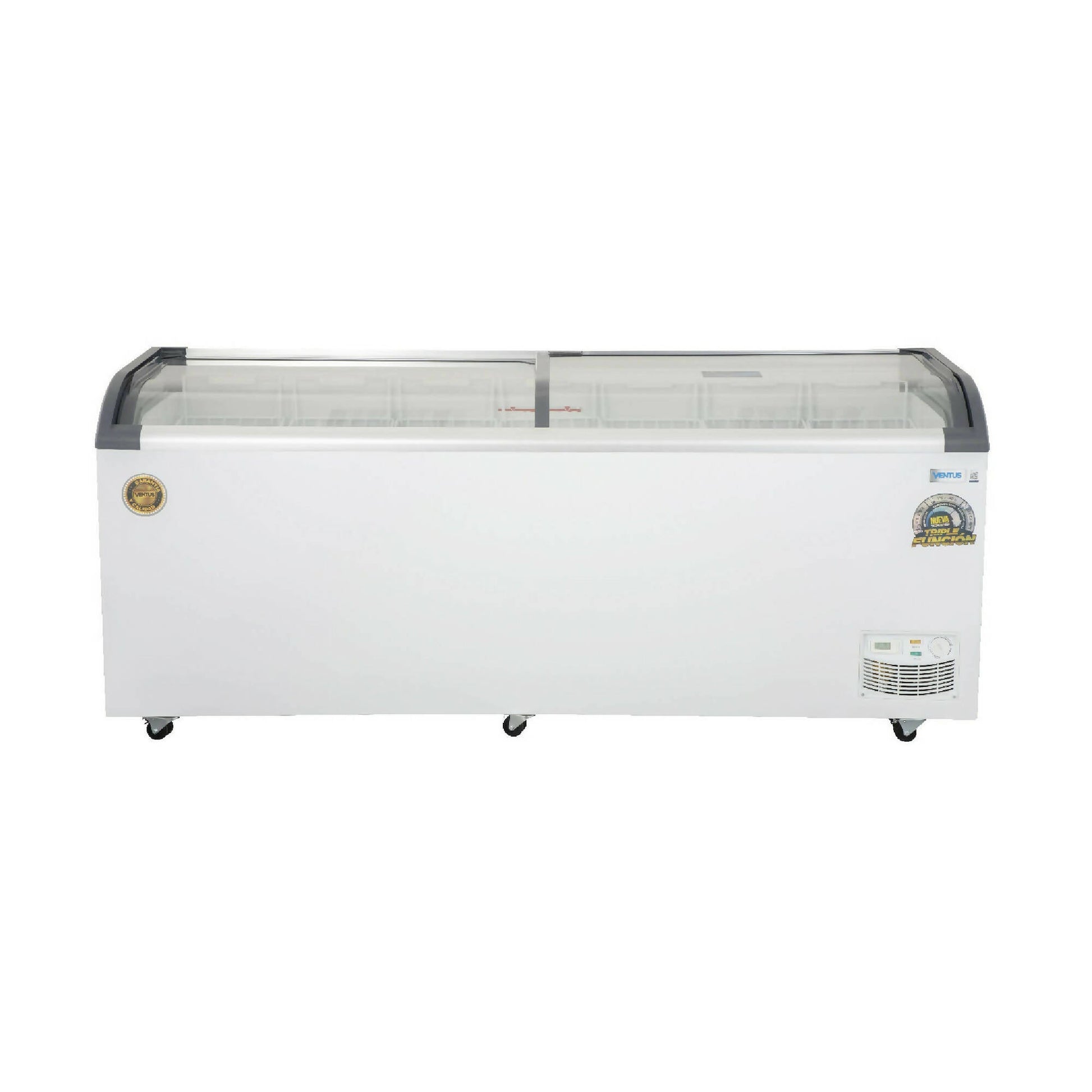 Freezer Horizontal Tapa de Vidrio Semi Curvo 720 Lts CTV-720Q1#Blanco