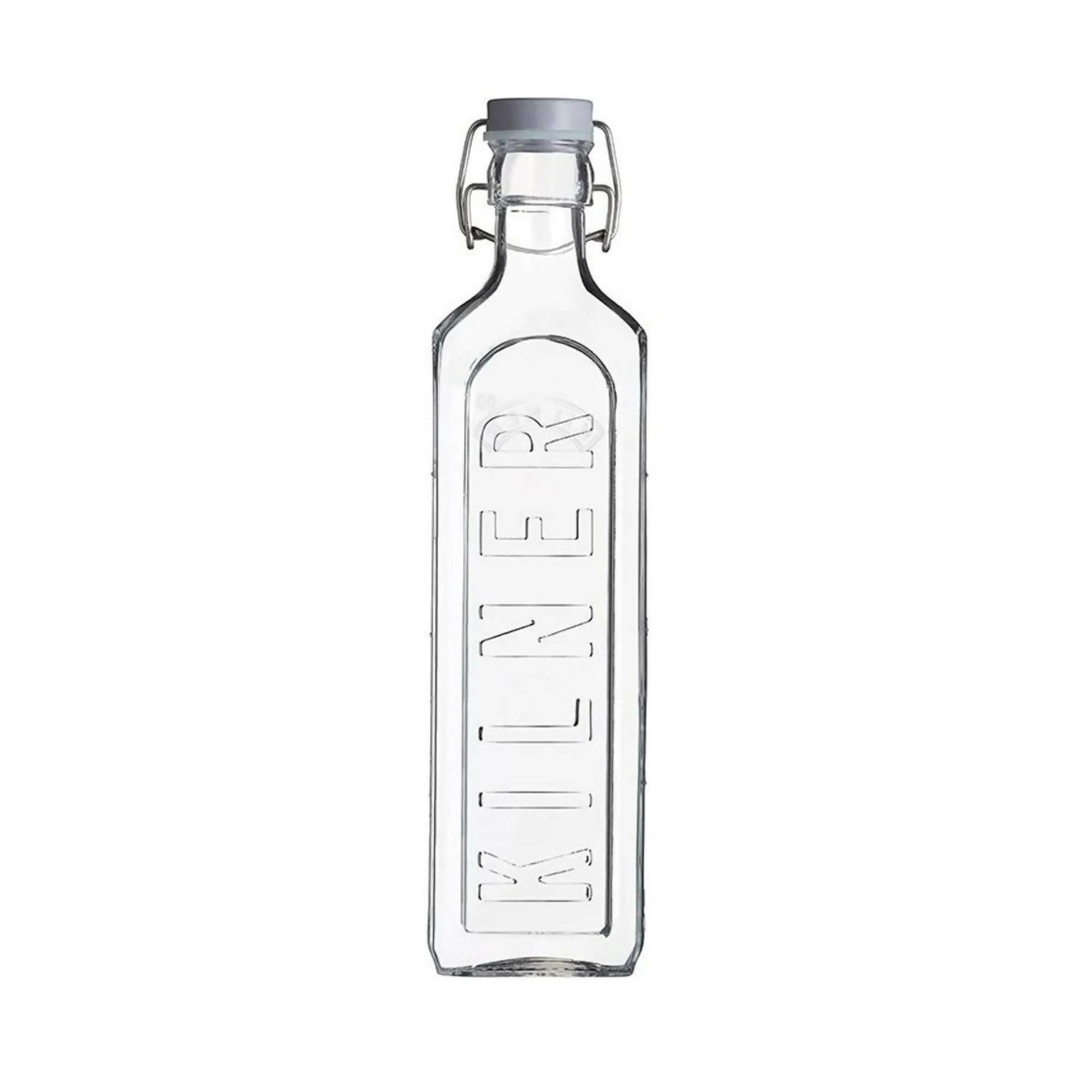 Set 2 Botellas Tapa Gris con Cierre Clip 1 Lt Kilner1#Sin Color