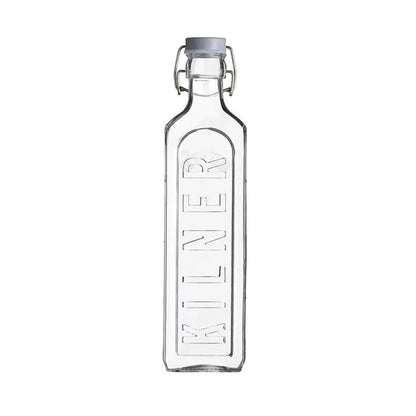 Set 2 Botellas Tapa Gris con Cierre Clip 1 Lt Kilner1#Sin Color