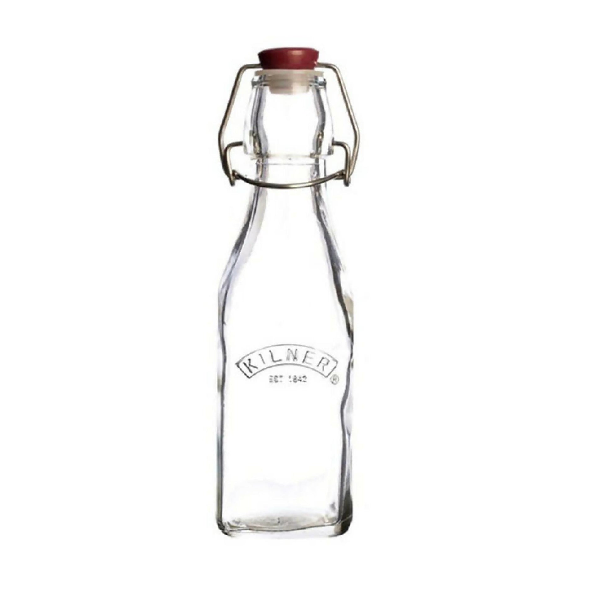 Set 2 Botella Tapa Roja con Cierre Clip 0.25 Lts Kilner1#Sin color