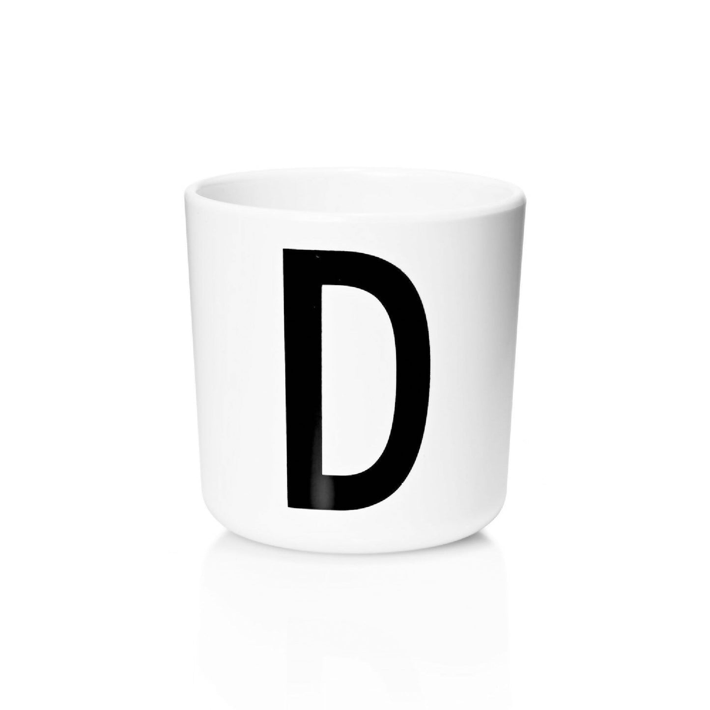 Taza De Melamina Letra D1#Blanco