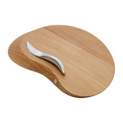 Tabla Forma Con Cuchillo Quesos1#Madera