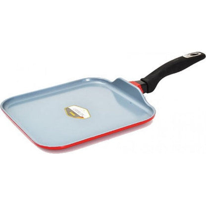 Grill Cerámico Ecofunids 28x28 Cm Oroley2#Rojo