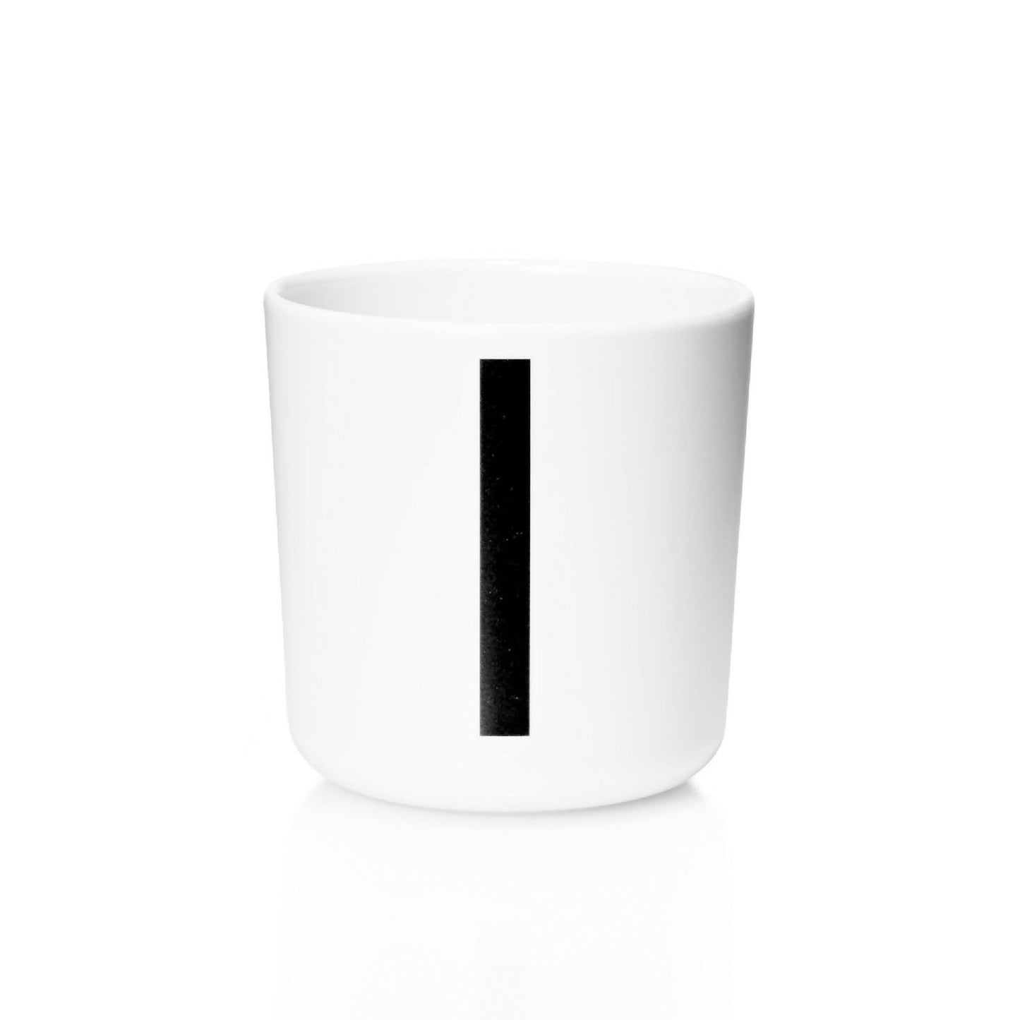 Taza De Melamina Letra I1#Blanco