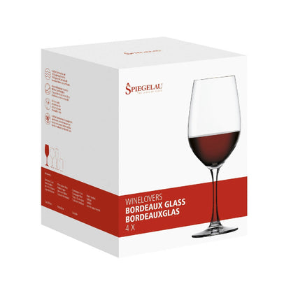 Set 4 Copas Vino Tinto Winelovers Bordeaux3#Sin Color