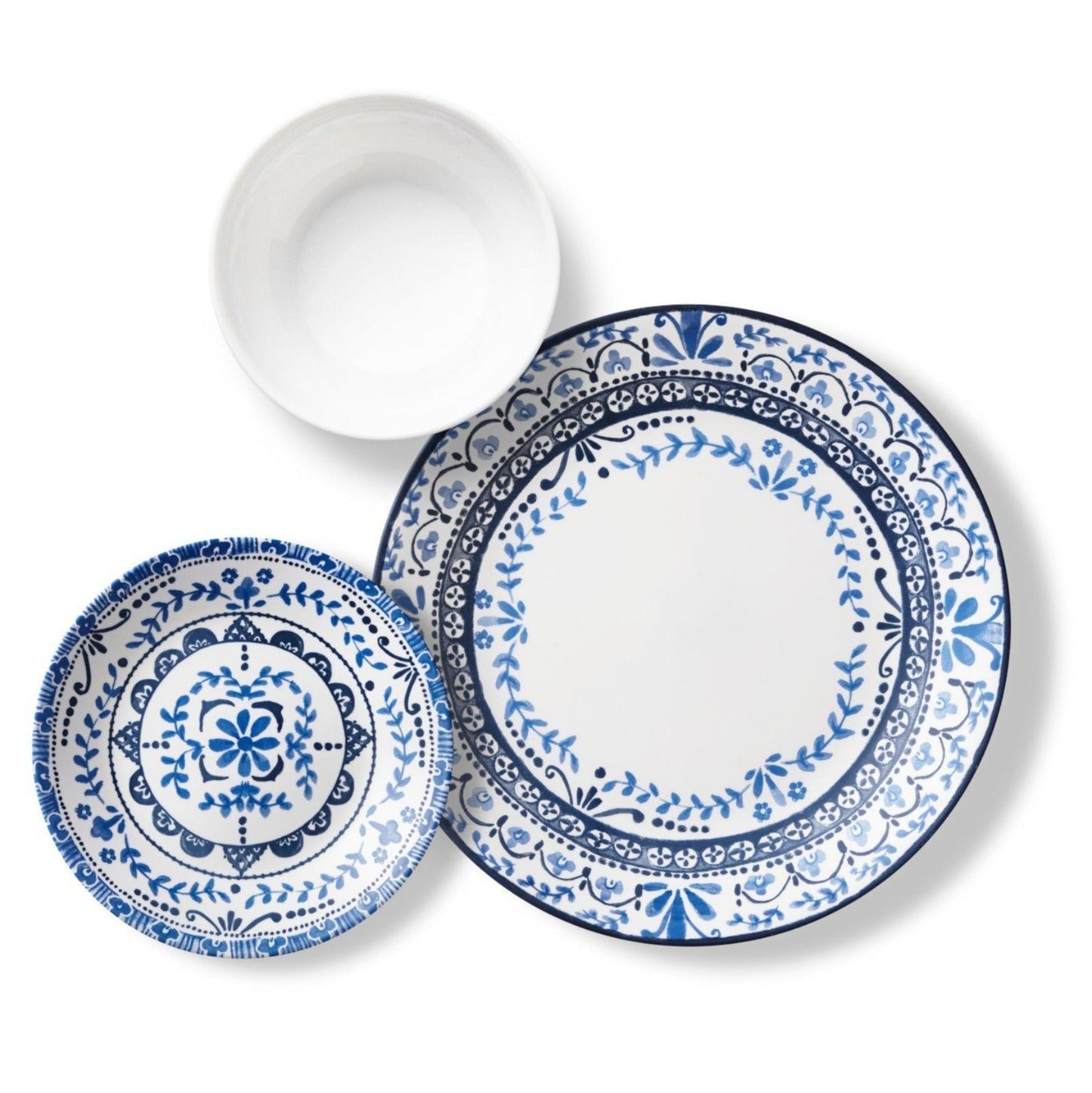 Set Vajilla Portofino 18 Piezas4#Azul