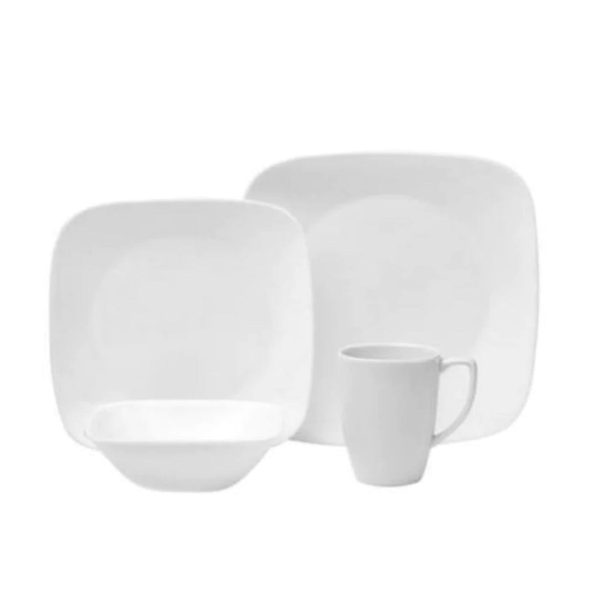 Set Vajilla Pure White 16 Pzs3#Blanco