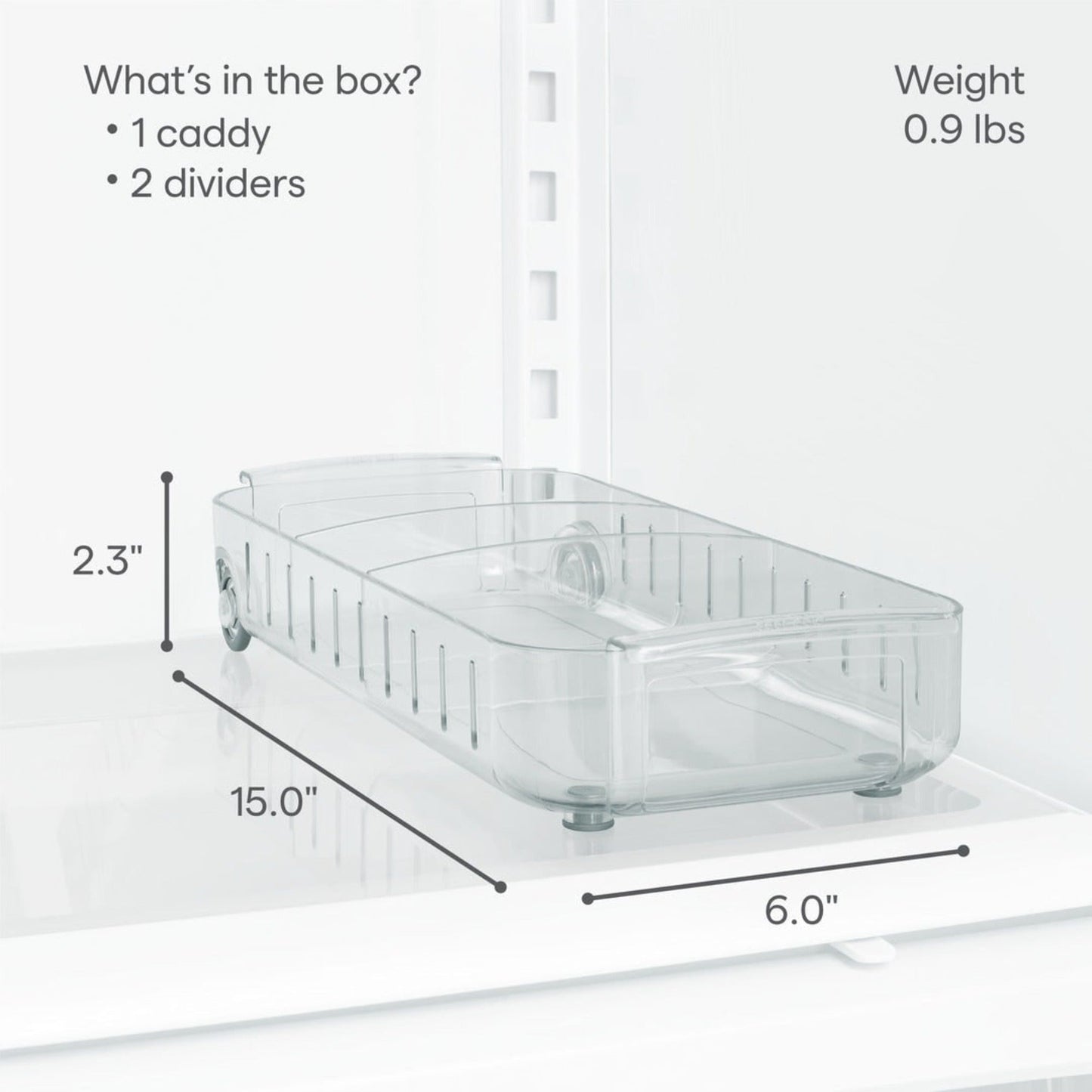 Organizador con Ruedas Refrigerador Mediano8#Sin color