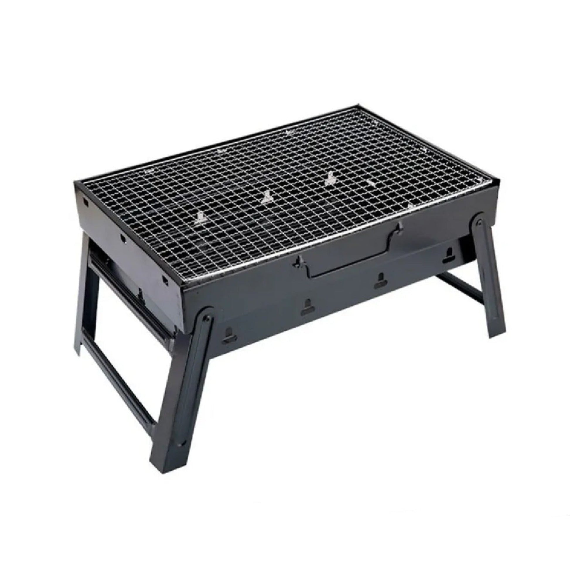 Parrilla Asados Portátil Carbón Plegable Deluxe2#Negro