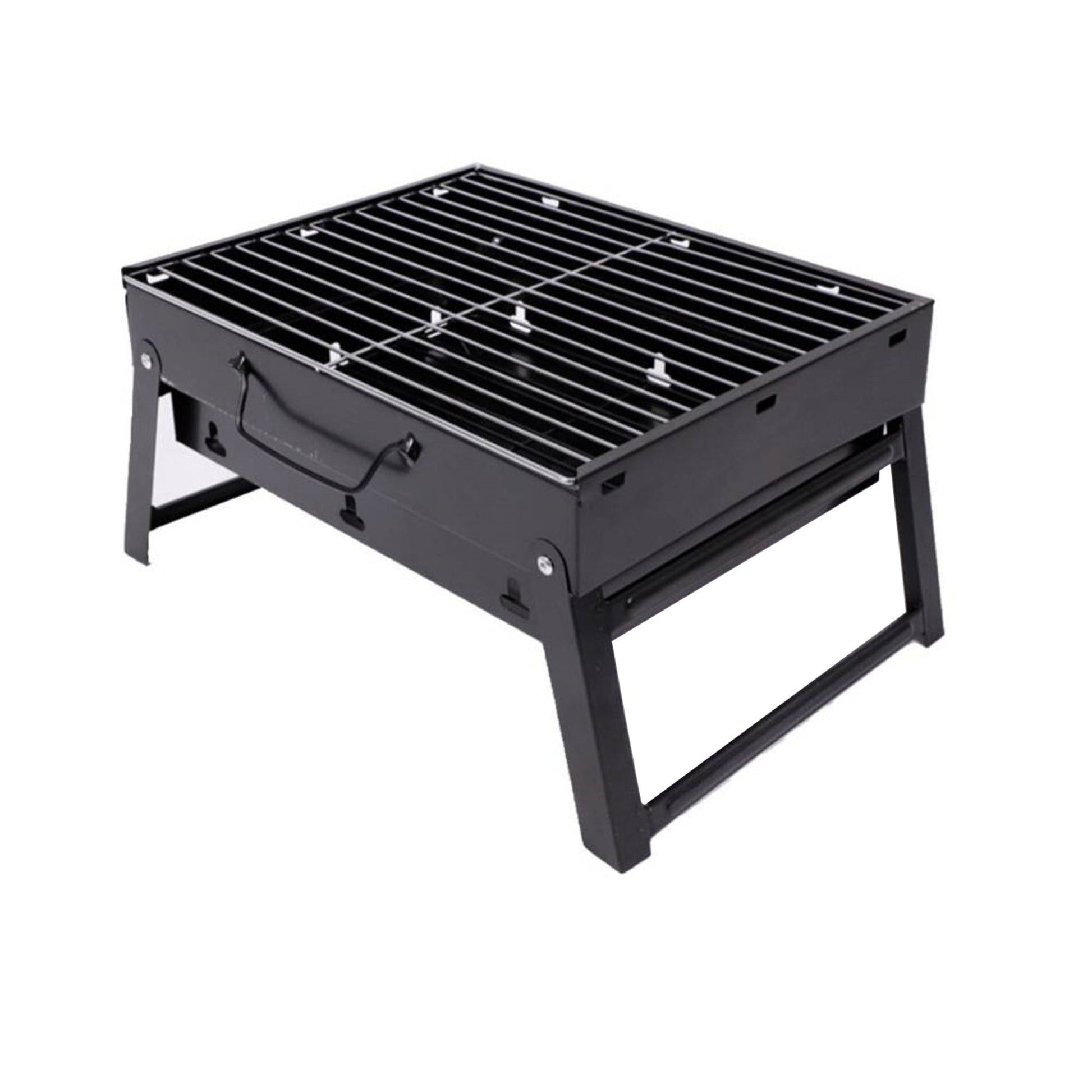 Parrilla Asados Portátil Carbón Plegable Deluxe3#Negro