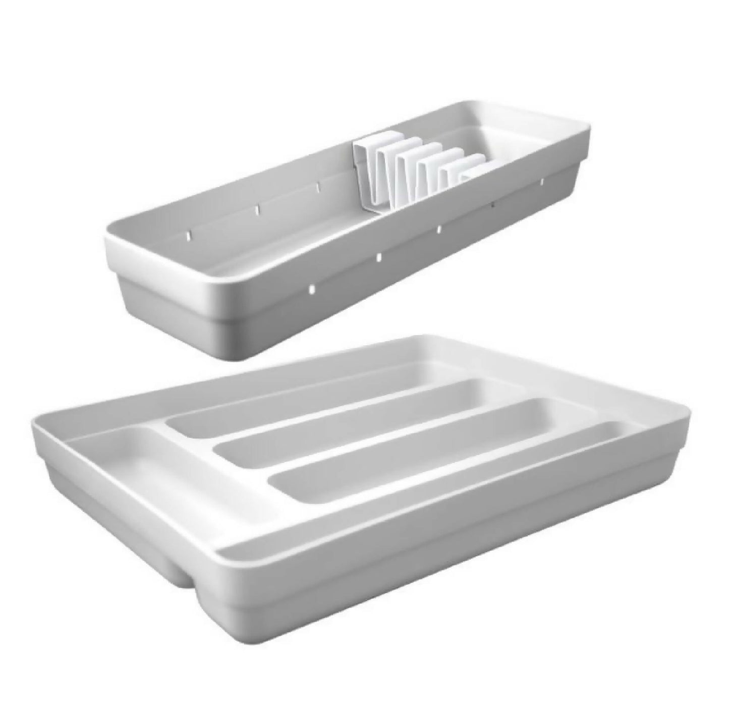 Conjunto Organizador Cubiertos y Cuchillos1#Blanco