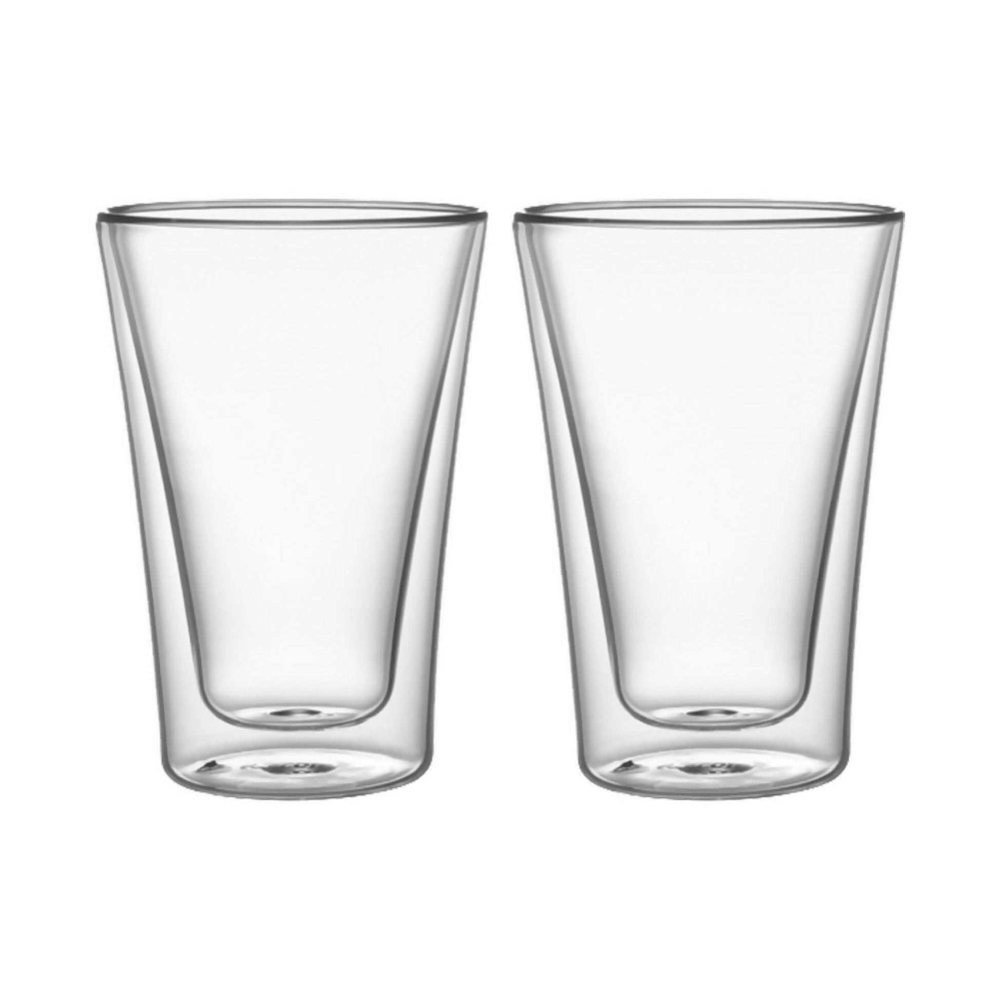 Set 2 Vasos Vidrio Doble Pared 400 Ml5#Sin Color