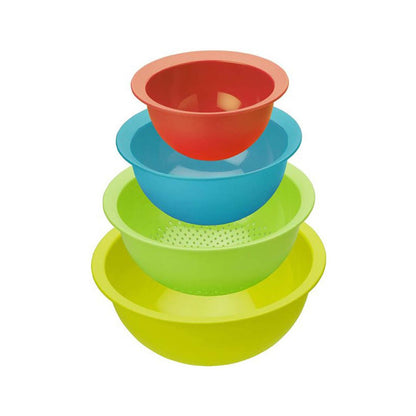 Set de 3 Bowls + 1 Colador Caruba3#Multicolor