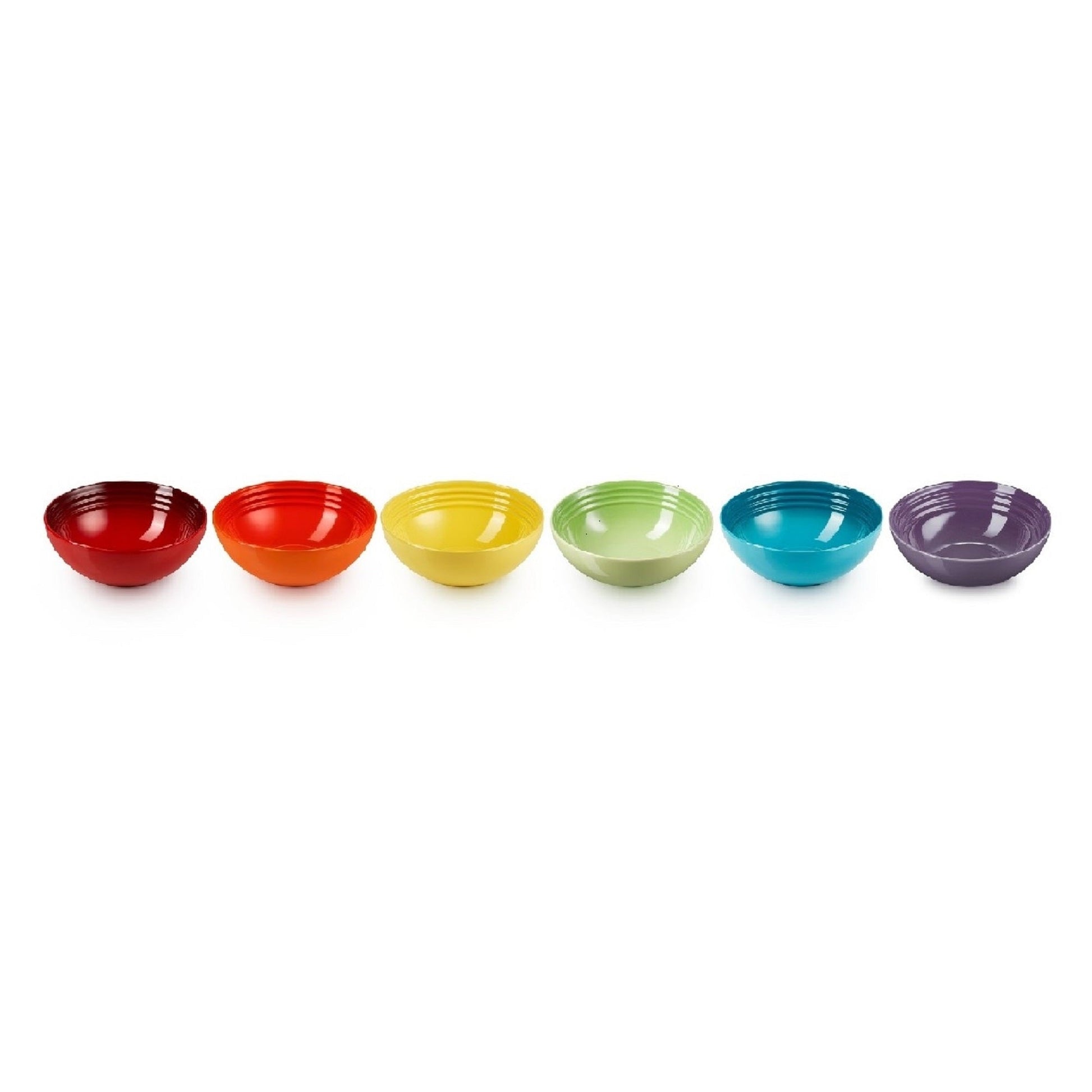 Set De 6 Bowls Vancouver 16cm Rainbow2#Rojo